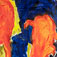 „Gargantua und Pantagruel“. 2011. Öl auf Leinwand. 2-teilig, jeweils 120 x 110 x 4,5 cm